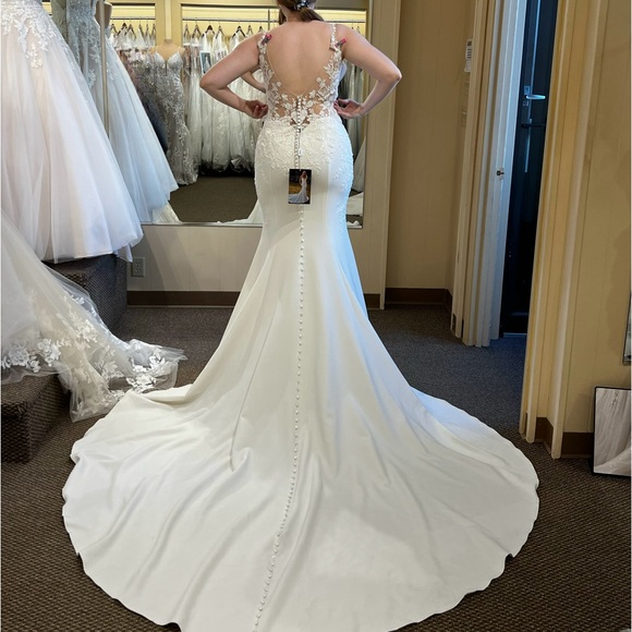 Eddy K Wedding Dress “Katie” - Picture 3 of 4